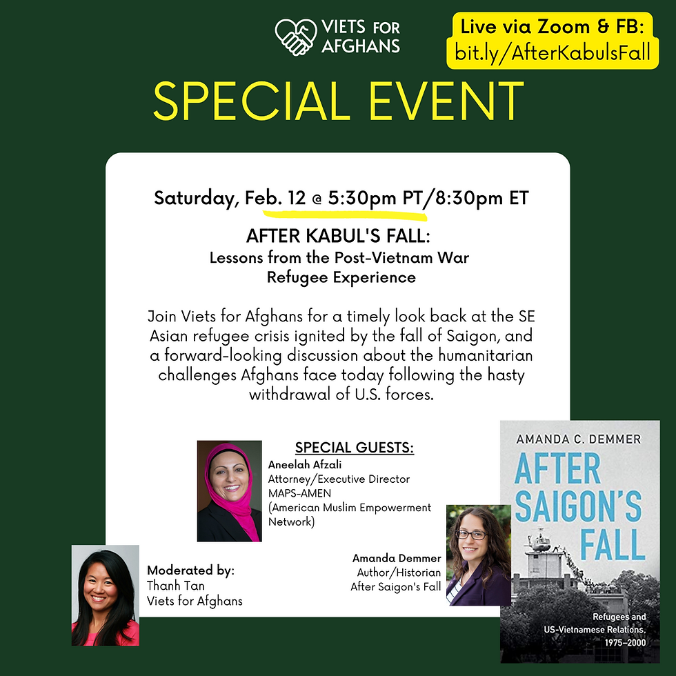 AFTER KABUL'S FALL: Lessons from the Post-Vietnam War Refugee Experience